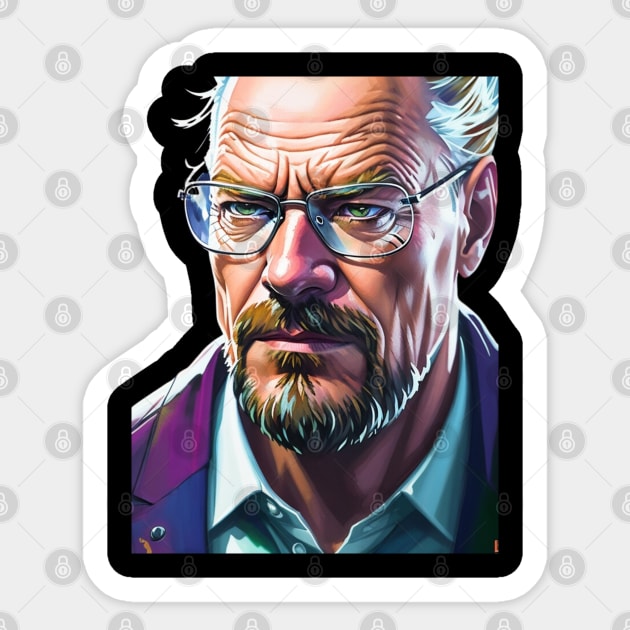 Danger, Heisenberg Sticker by Delta Zero Seven